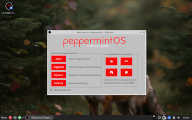 peppermintOS 日本語版 デスクトップ